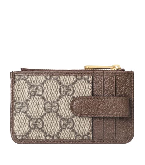 coin card holder gucci|Gucci credit card holder women's.